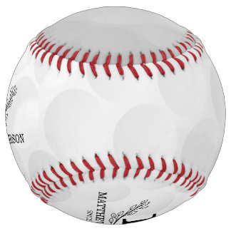 ゴルフパーソナライズされたボールパターン名モノグラム年齢 ソフトボール