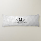 ゴルフパーソナライズされたボールパターン名モノグラム年齢 ボディピロー (正面)