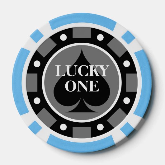 ゴルフパーソナライズされたボールマーカートランプのポーカーチップ ポーカーチップ (裏面)