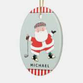 ゴルフパーソナライズされた収集可能セラミックオーナメント セラミックオーナメント (左)