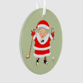 ゴルフパーソナライズされた収集可能 オーナメント (正面)