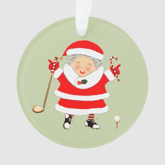 ゴルフパーソナライズされた収集可能 オーナメント (正面)