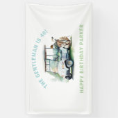 ゴルフパーソナライズされた大人誕生日パルティー 横断幕 (縦)