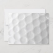 ゴルフパーソナライズされた ノートカード (裏面)