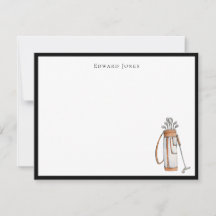 ゴルフパーソナライズ ノートカード