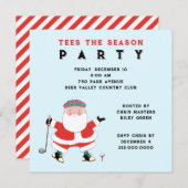 ゴルフパーティの招待状 招待状 (正面/裏面)