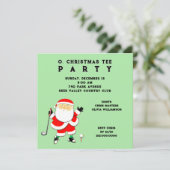 ゴルフパーティの招待状 招待状 (スタンド正面)