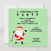 ゴルフパーティの招待状 招待状 (正面)