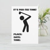 ゴルフパーティの招待状 招待状 (スタンド正面)