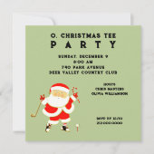 ゴルフパーティの招待状 招待状 (正面)