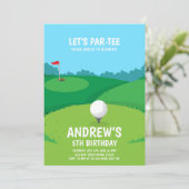 ゴルフパーティの招待状 招待状 (スタンド正面)