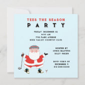 ゴルフパーティーの招待状 招待状 (正面)