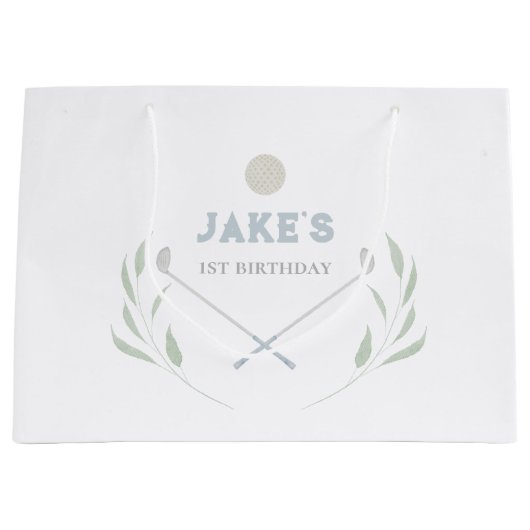 ゴルフパーティー抱き枕 ラージペーパーバッグ (正面)