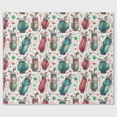 ゴルフパーティー誕生日 ラッピングペーパー (フラット)