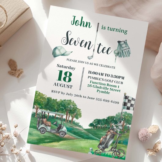ゴルフパーティー70誕生日60歳 招待状
