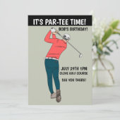 ゴルフパーティー カスタム招待状 招待状 (スタンド正面)