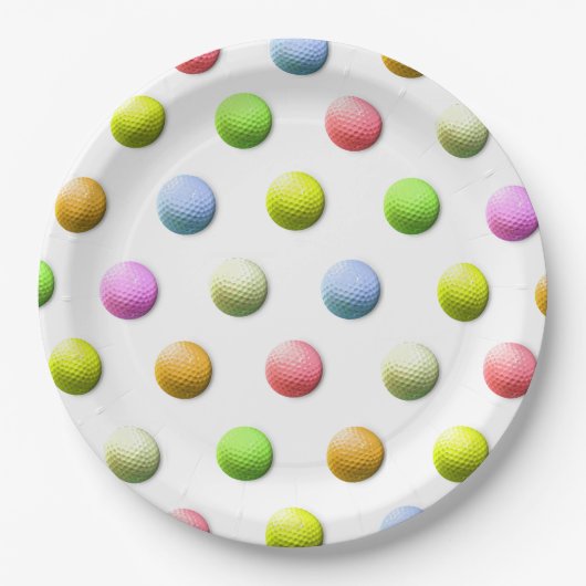 ゴルフパーティー ペーパープレート (正面)