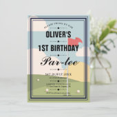 ゴルフパーティー 誕生日パーティー どんな年齢でも 招待状 (スタンド正面)