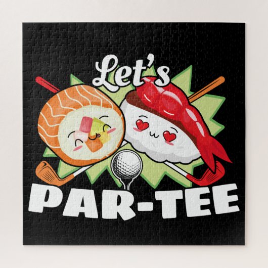 ゴルフパーティー- Lets Par Tee Golf Pun ジグソーパズル (縦)