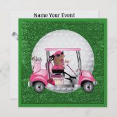 ゴルフパーティー- SRF 招待状 (正面/裏面)