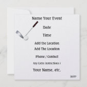 ゴルフパーティー- SRF 招待状 (裏面)