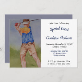 ゴルフパーティ招待状 招待状