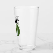 ゴルフパー50歳の誕生日でゴルファーのゴルフのナンバーズ付き タンブラーグラス (左)