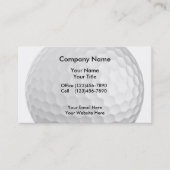 ゴルフビジネスカード 名刺 (正面)