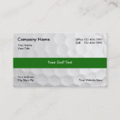 ゴルフビジネスカード 名刺 (正面)