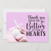 ゴルフピンクフェアウェイズ:レディのためのサンキューカード サンキューカード (正面)