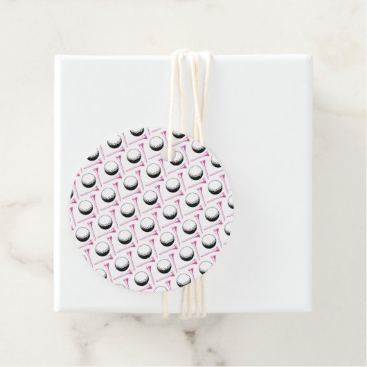 ゴルフピンクレ名門私立校風のディースゴルフボールティーおもしろい フェイバータグ (インサイチュ)