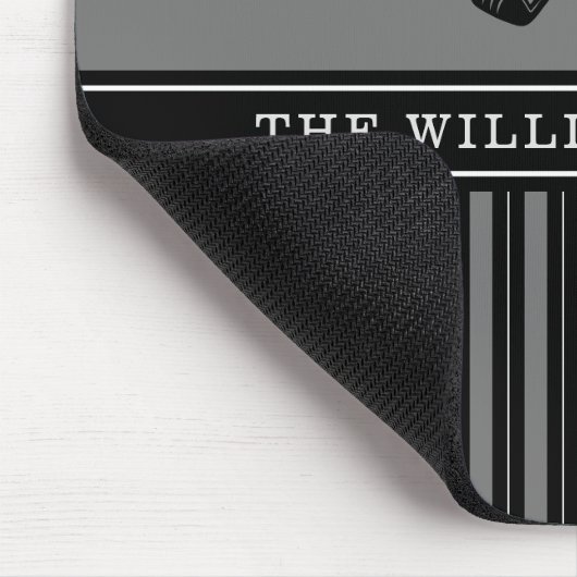 ゴルフファミリーモノグラム炭ギフト用パパ マウスパッド (コーナー)