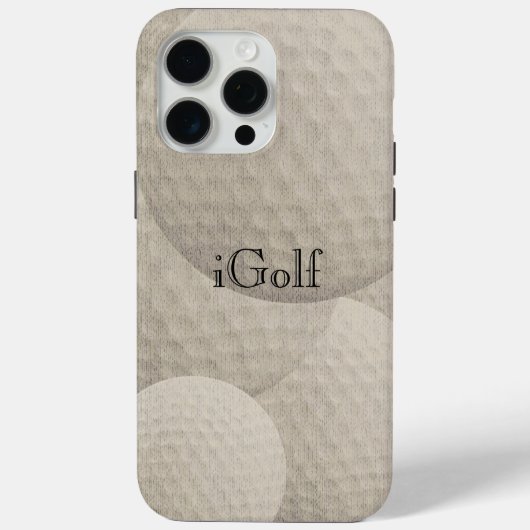ゴルフファン用iGolf Case-Mate iPhoneケース (裏面)