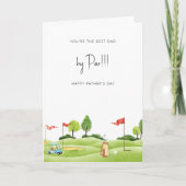 ゴルフファーザーズデイカード最高のパパバイパー 案内状 (正面)