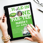 ゴルフファースト誕生日パルティーフォト 招待状