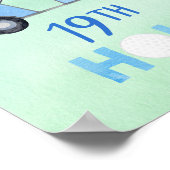 ゴルフファースト誕生日パルティー19thホールサイン ポスター (角)