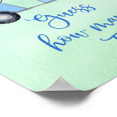 ゴルフファースト誕生日パー – ティー推測ゲーム数 ポスター (角)