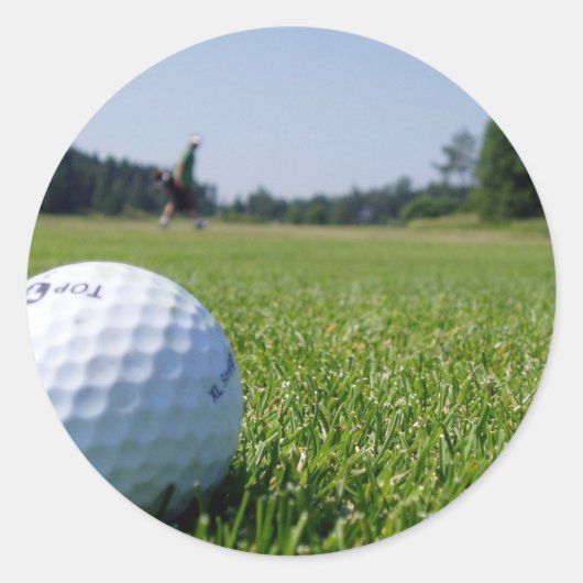 ゴルフフェアウェイステッカー ラウンドシール (正面)