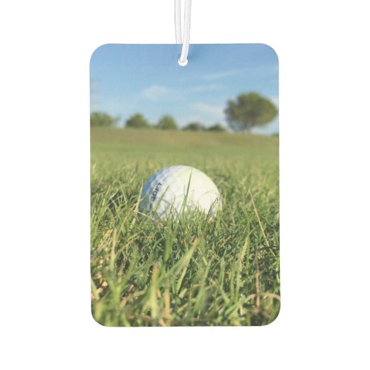 ゴルフフォトクリスマスゴールデンマスパインエアーフレッシュナー カーエアーフレッシュナー (裏面)