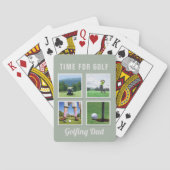 ゴルフフォトコラージゴルフパパトランプ トランプ (裏面)