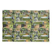 ゴルフフォトコラージュ、 枕カバー (裏面-左)