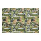 ゴルフフォトコラージュ、 枕カバー (正面左)