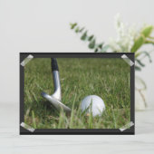 ゴルフフォト招待状 招待状 (スタンド正面)