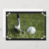 ゴルフフォト招待状 招待状 (正面/裏面)