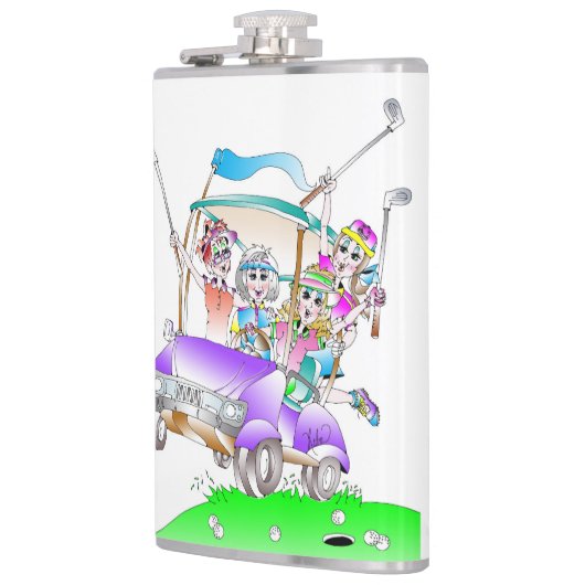 ゴルフフラスコ フラスク (左)