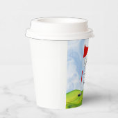 ゴルフフラッグでゴルファーへのゴルフ40th誕生日 紙コップ (右)