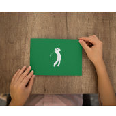 ゴルフフラットノテカード サンキューカード