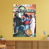 ゴルフブフェブダペストハンガリー キャンバスプリント (インサイチュ (リビング))