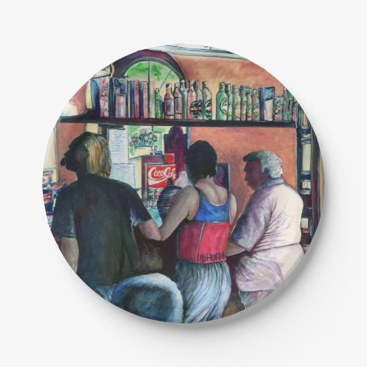 ゴルフブフェブダペスト ペーパープレート (正面)