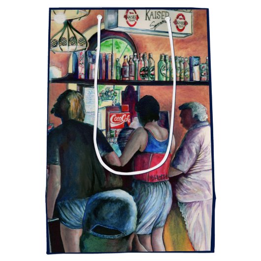 ゴルフブフェブダペスト ミディアムペーパーバッグ (裏面)